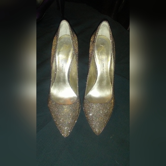 "Flags " sparkle and sexy woman's high heels - Picture 3 of 3